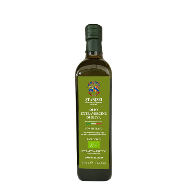 Olio extravergine di oliva Biologico bottiglia da 50 cl