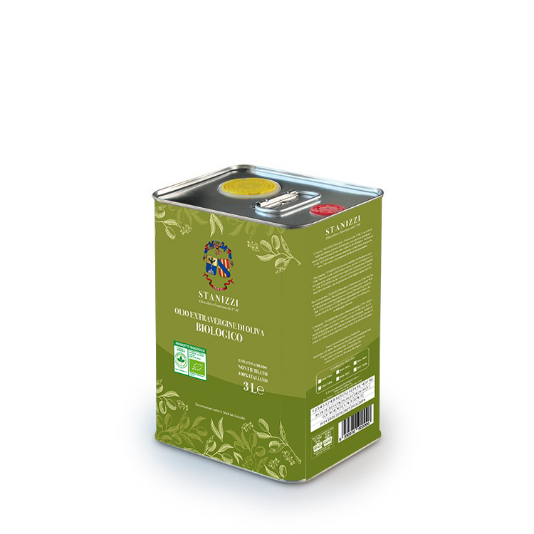 Olio extravergine di oliva Biologico latta da 3 litri